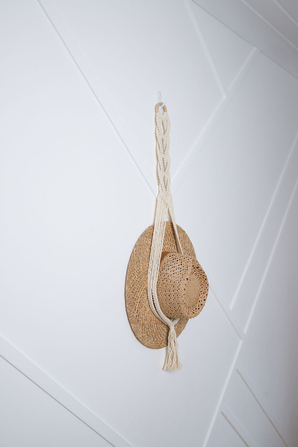 Braided Macrame Hat Hanger