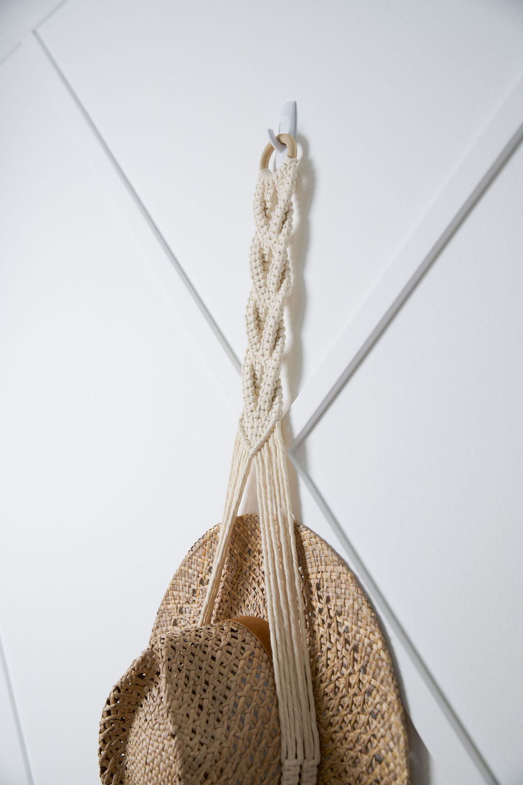 Braided Macrame Hat Hanger