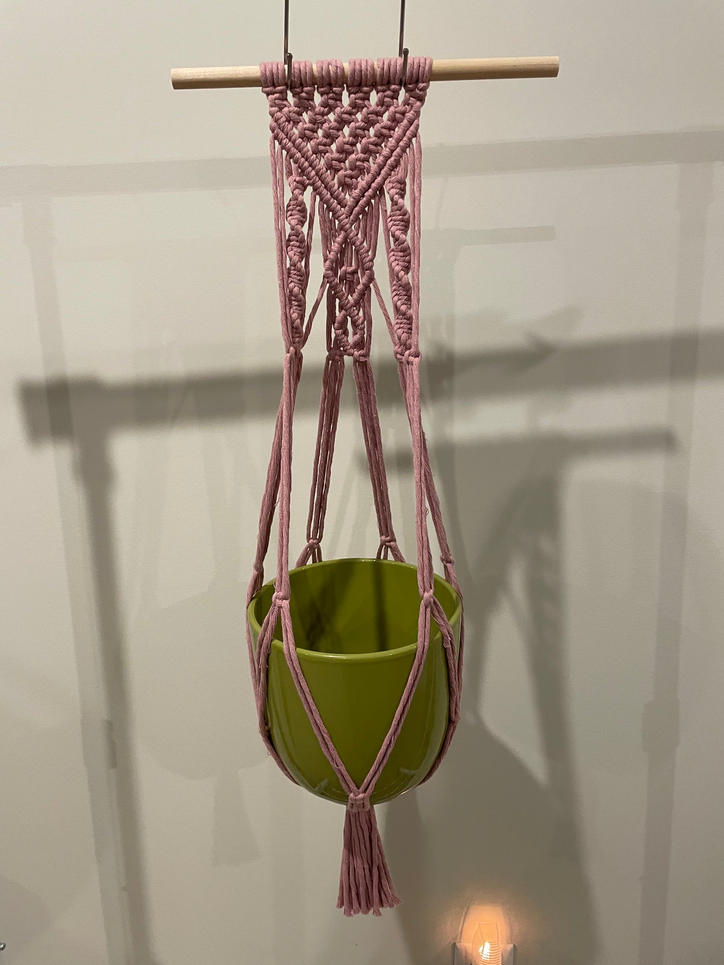 Macrame Dowel Plant Hanger