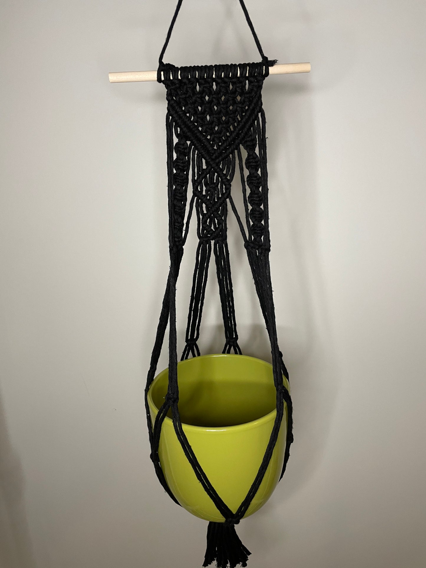 Macrame Dowel Plant Hanger