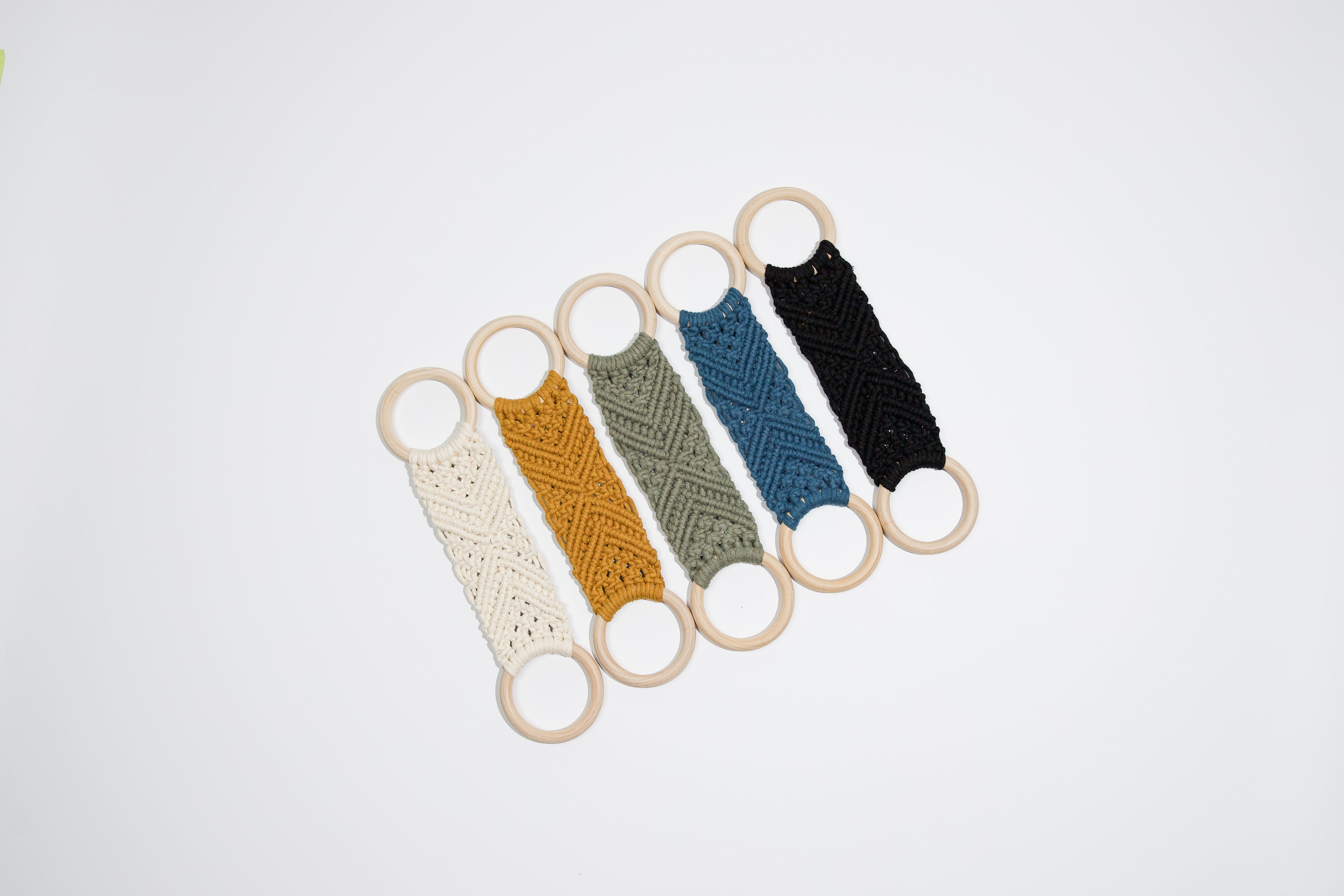 Classic Macrame Tea Towel Holder