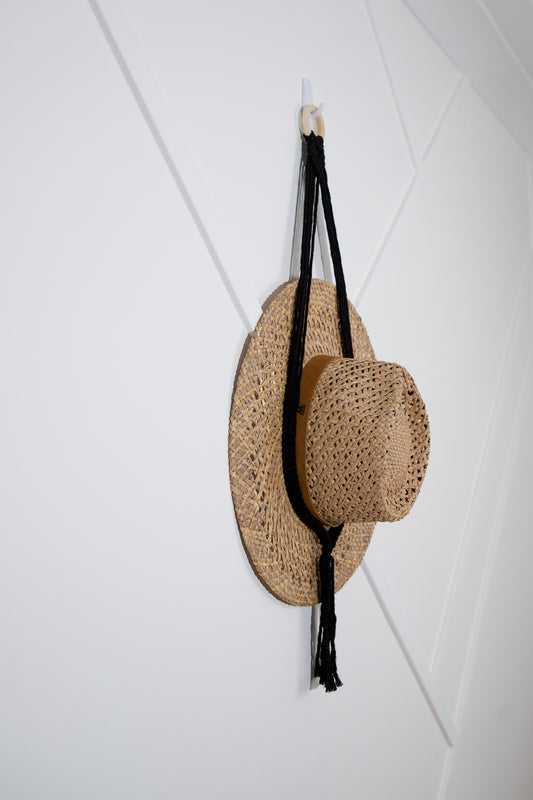 Macrame Hat Hanger Single