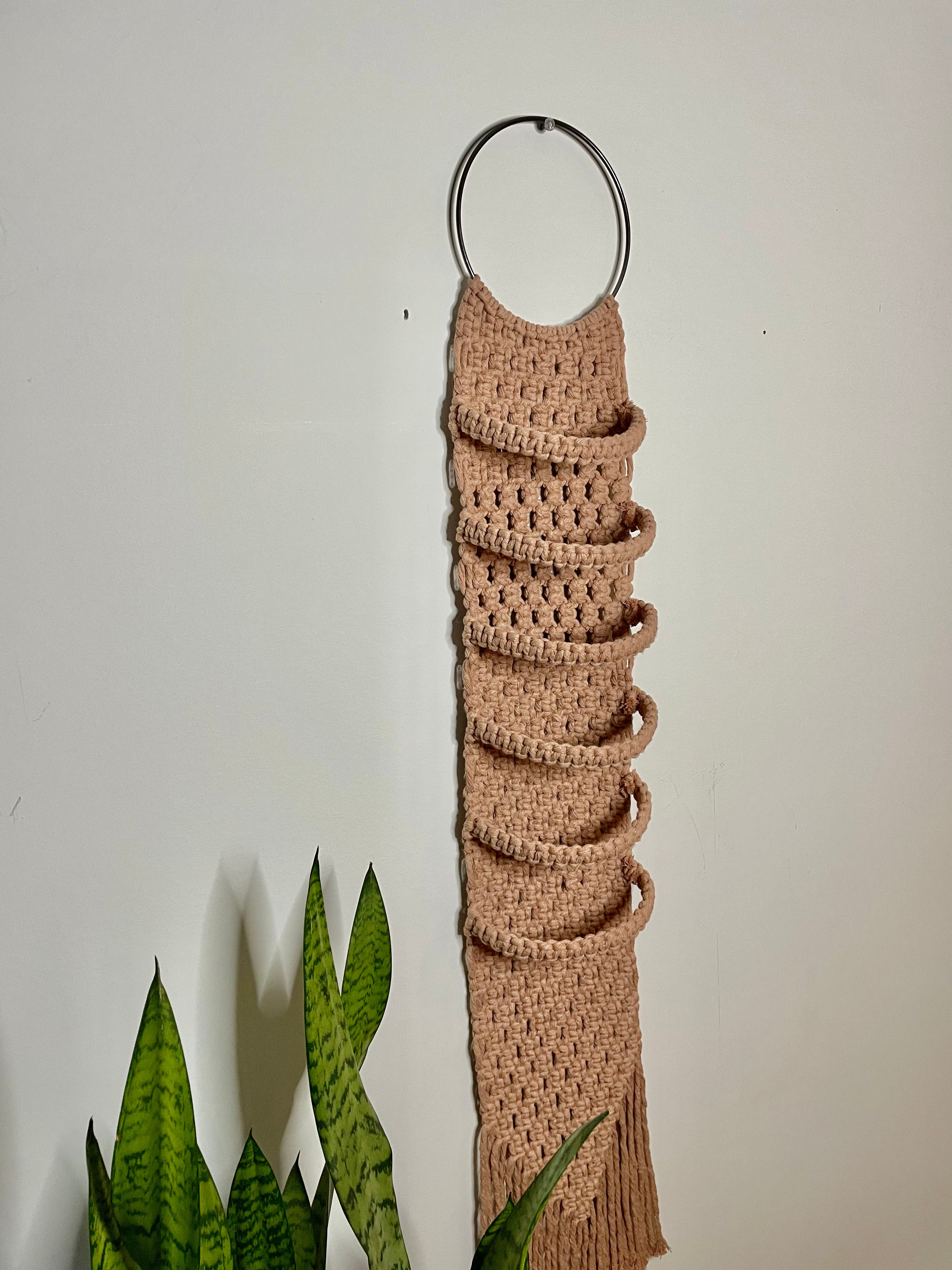 Macrame Baseball Hat Hanger