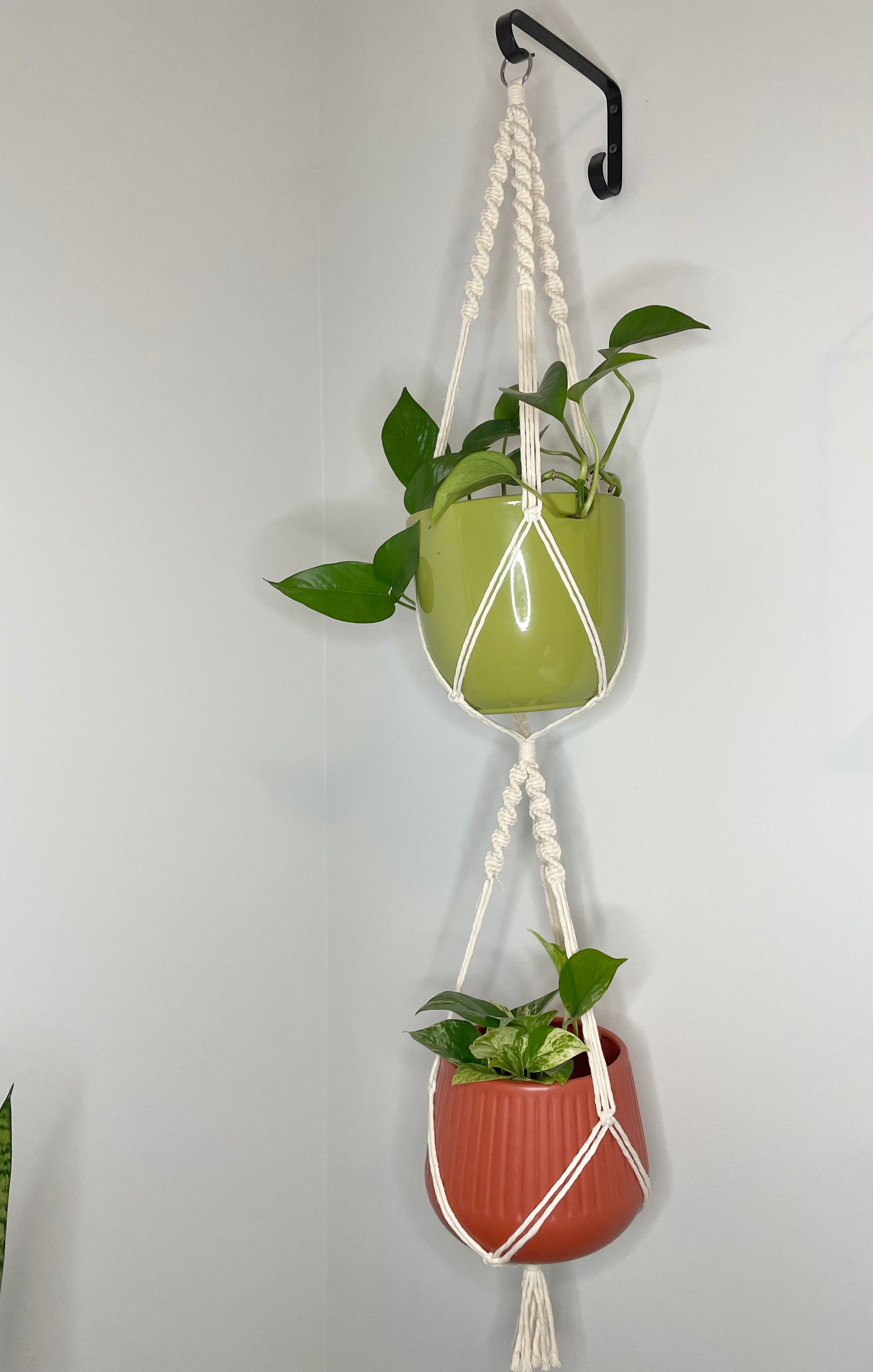 Double Macrame Plant Hanger